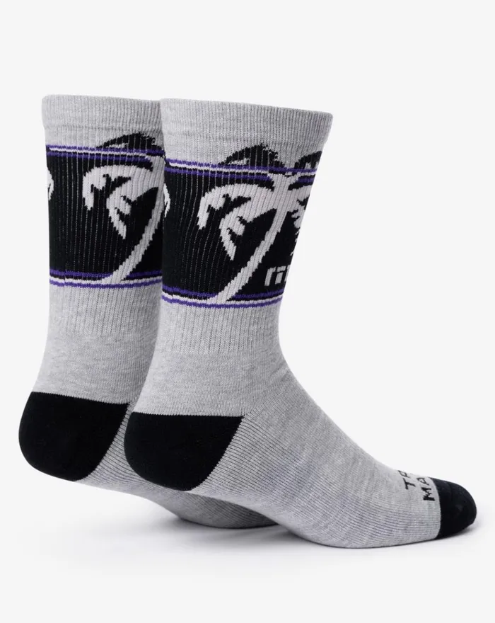 Accessories Socks TravisMathew THREE MILE BEACH CREW SOCK Heather Sleet