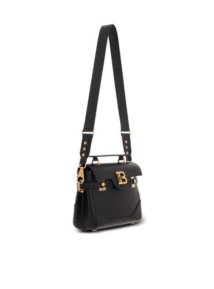 Balmain Crossbody Bags Women Smooth Leather BBuzz 23 Bag Black