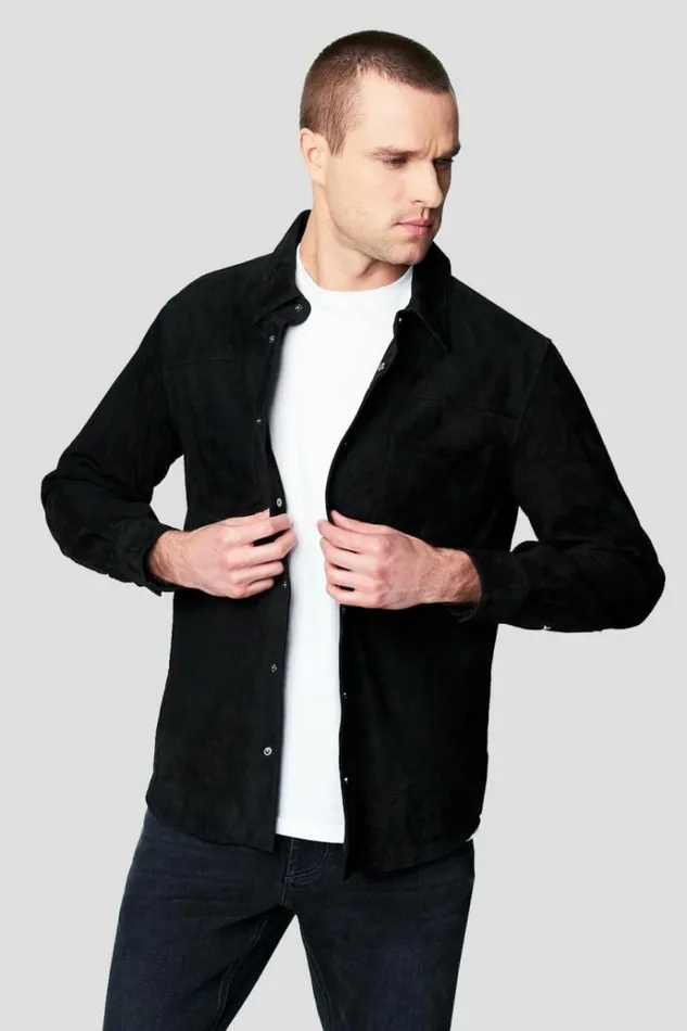 Batman Shacket Men Blank NYC Jackets