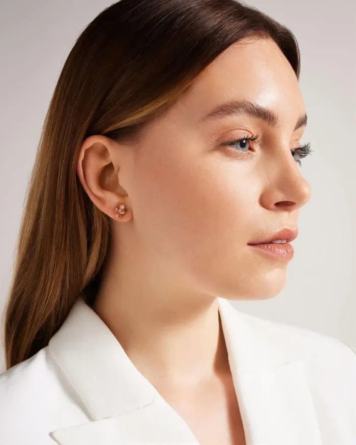 Bee Earrings Rosegold Color Women Ted Baker Jewelry