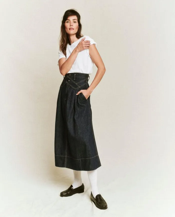 Bottoms Women039s The Great The Field Skirt Rinse Wash