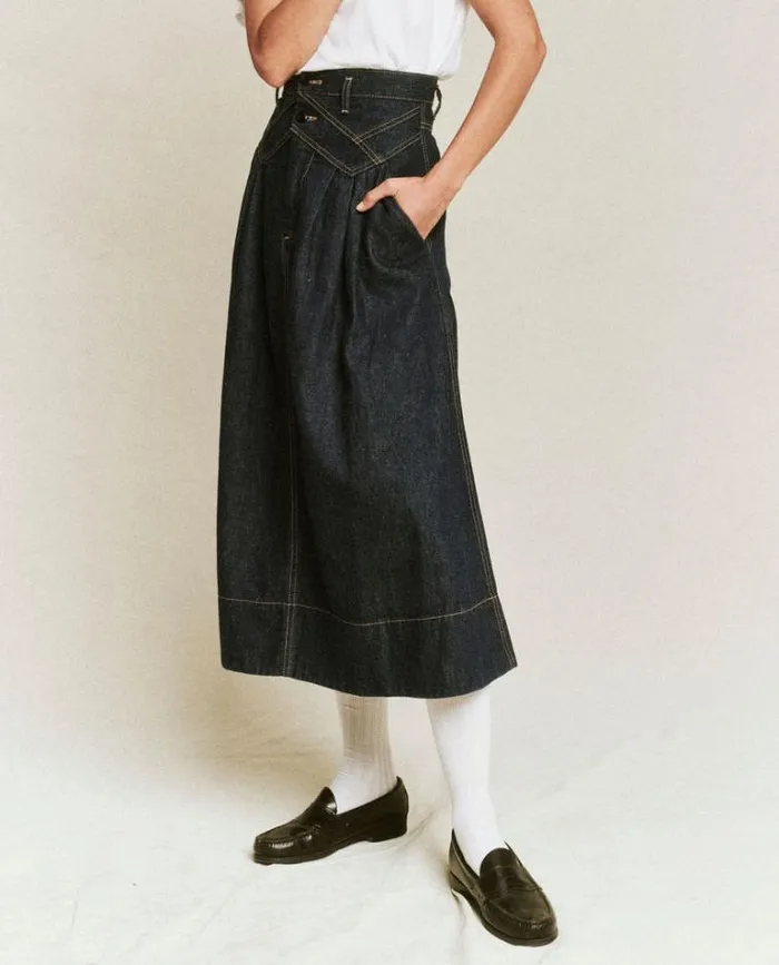 Bottoms Women039s The Great The Field Skirt Rinse Wash