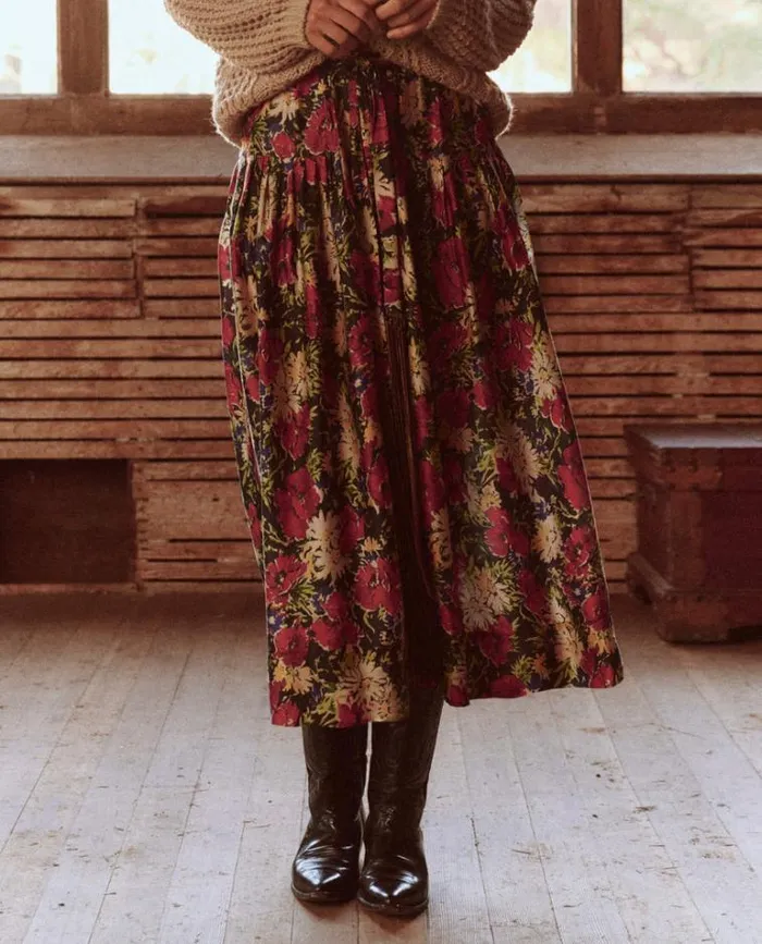 Bottoms Women039s The Great The Highland Skirt Hidden Garden Floral