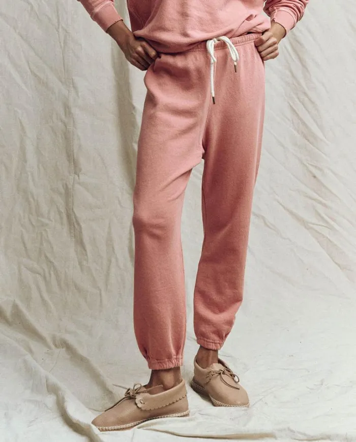 Bottoms Women039s The Great The Stadium Sweatpant Rose