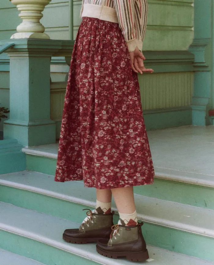Bottoms Women039s The Great The Viola Skirt Spice Mesa Floral