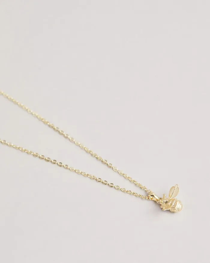Bumble Bee Pendant Necklace Gold Color Women Ted Baker Jewelry Bumble Bee Pendant Necklace Gold Color Women Ted Baker Jewelry