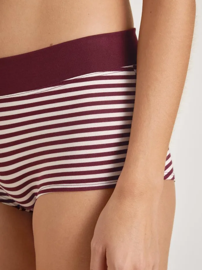 CALIDA Bottoms Pants English Red Print 8211 Women
