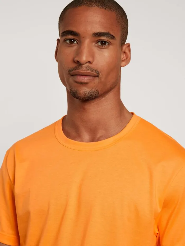 CALIDA Pyjama Tops Shirt Short Sleeve Blazing Orange 8211 Men
