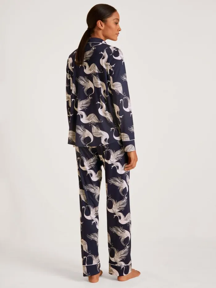 CALIDA Pyjamas Pyjama Eclipse Blue 8211 Women