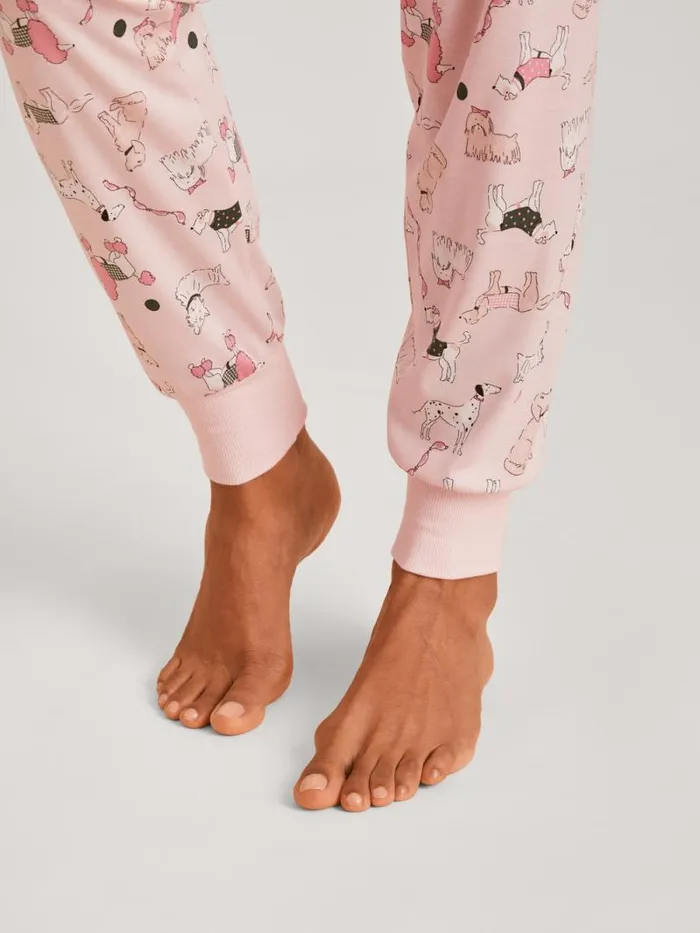 CALIDA Pyjamas Pyjama With Cuff Strawberry Ice 8211 Women