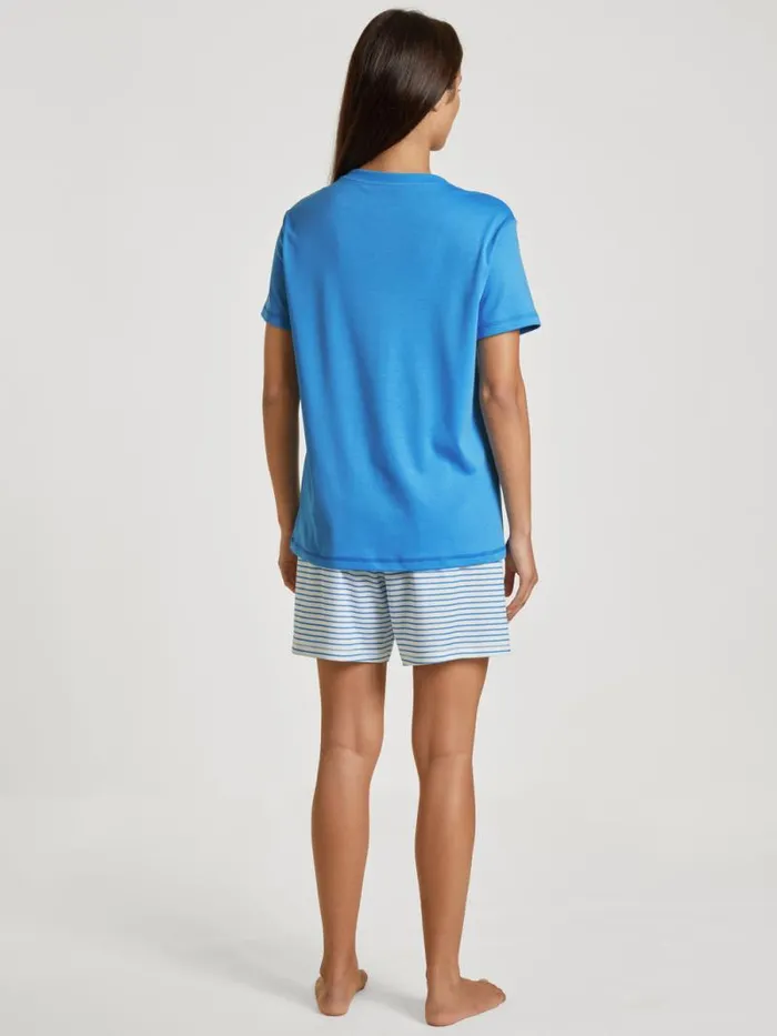 CALIDA Pyjamas Short Pyjama Azurit Blue 8211 Women