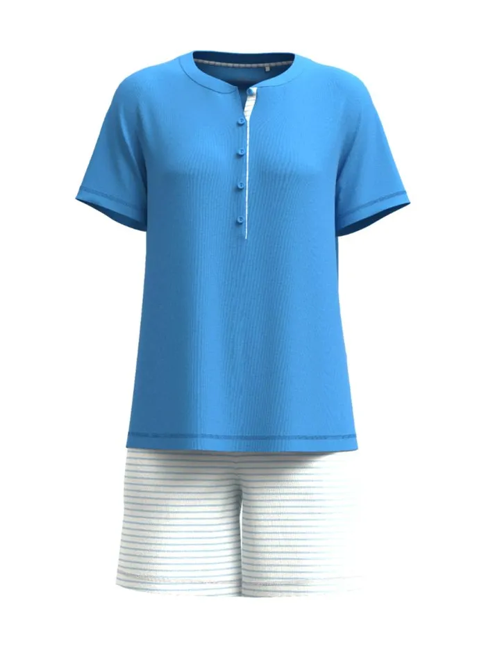 CALIDA Pyjamas Short Pyjama Azurit Blue 8211 Women