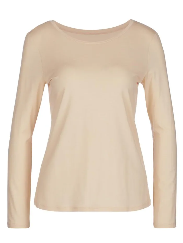 CALIDA Show All Shirt Long Sleeve Light Macadamia 8211 Women