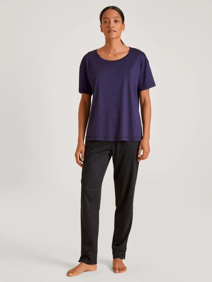 CALIDA Show All Shirt Short Sleeve Cradle To Cradle Certified Parachute Purple 8211 Women