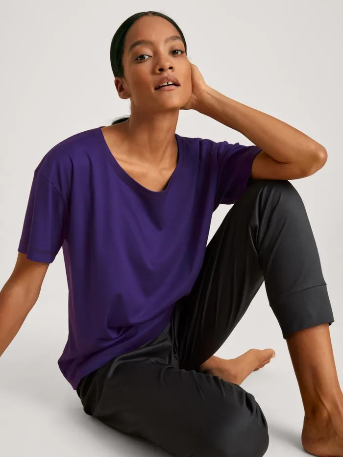 CALIDA Show All Shirt Short Sleeve Cradle To Cradle Certified Parachute Purple 8211 Women