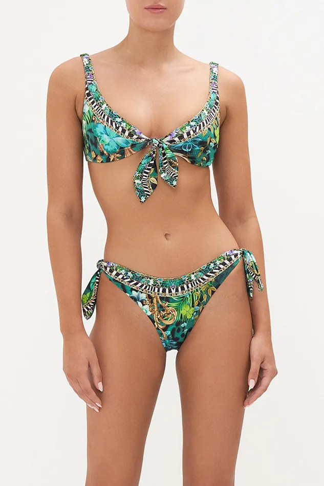 Camilla Bikinis Dip Front Pant With Ties Sing My Song 8211 WomensAccessories Camilla Bikinis Dip Front Pant With Ties Sing My Song 8211 WomensAccessories