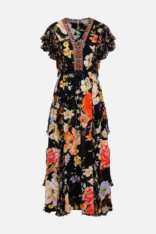 Camilla Maxi Dresses All Over Ruffle Dress Secret History 8211 Womens Camilla Maxi Dresses All Over Ruffle Dress Secret History 8211 Womens