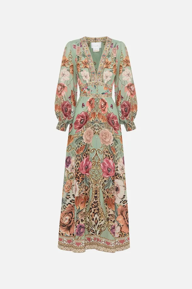 Camilla Maxi Dresses Button Dress With Shaped Waistband Grow And Glow 8211 Womens Camilla Maxi Dresses Button Dress With Shaped Waistband Grow And Glow 8211 Womens