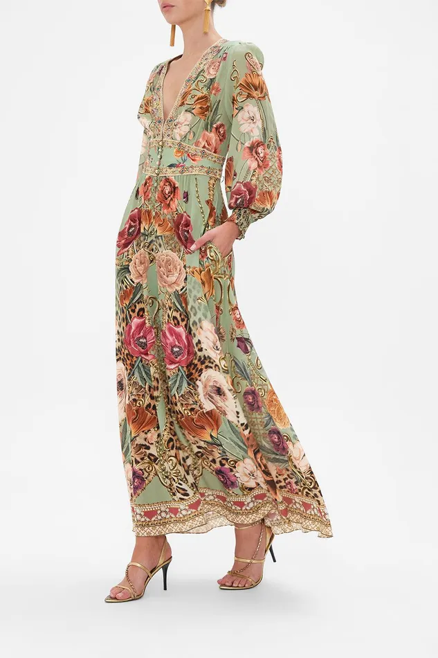 Camilla Maxi Dresses Button Dress With Shaped Waistband Grow And Glow 8211 Womens Camilla Maxi Dresses Button Dress With Shaped Waistband Grow And Glow 8211 Womens