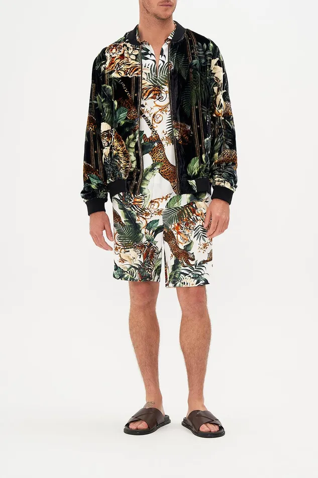 Camilla Outerwear Zip Through Reversible Bomber Jacket Tiger Trap 8211 Mens Camilla Outerwear Zip Through Reversible Bomber Jacket Tiger Trap 8211 Mens