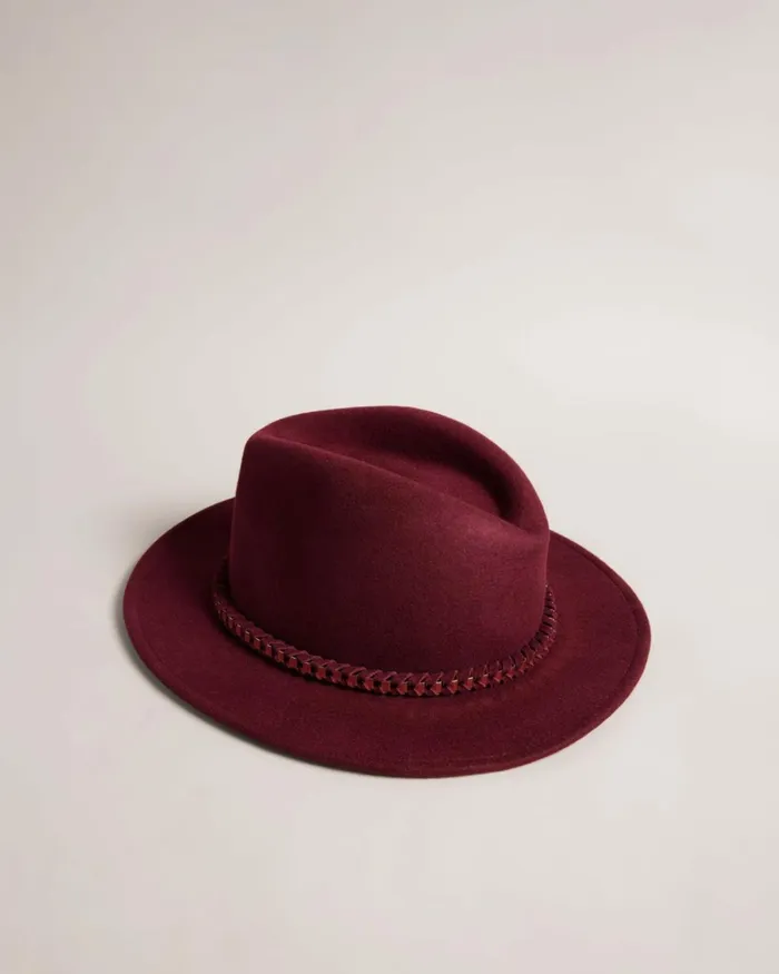 Chain Detail Fedora DpPurple Women Ted Baker Hats