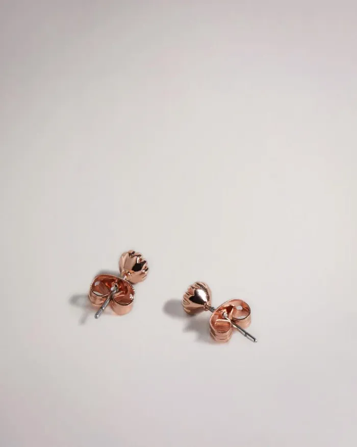 Crystal Nano Stud Earring Rosegold Color Women Ted Baker Jewelry