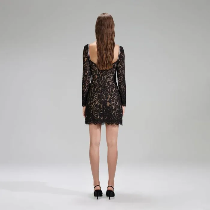 Dresses Woman SelfPortrait Diamant Fishnet Off Shoulder Midi Dress Dresses Woman SelfPortrait Diamant Fishnet Off Shoulder Midi Dress