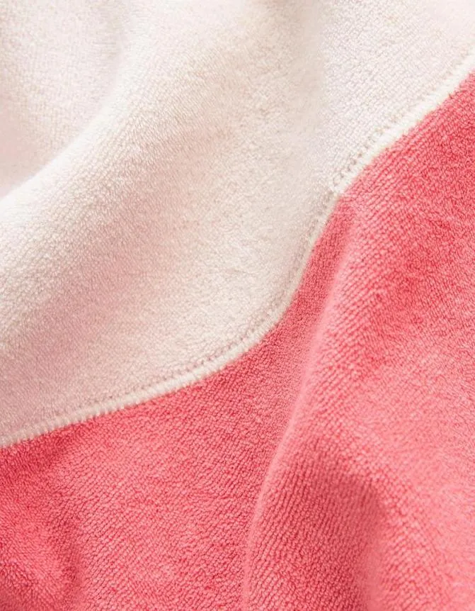Fatface Swimwear Flamingo Towelling Poncho Pink 8211 Kids and Baby