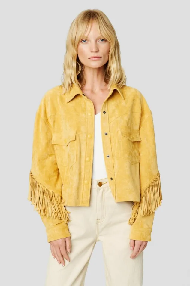 Golden Glow Jacket Women Blank NYC Jackets