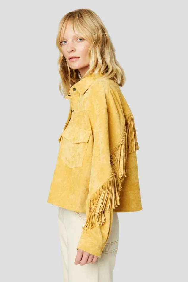 Golden Glow Jacket Women Blank NYC Jackets
