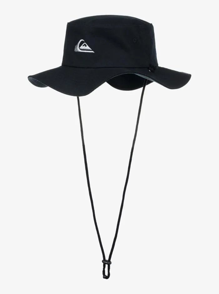 Hats Men Quiksilver Bushmaster Safari Boonie Hat Black
