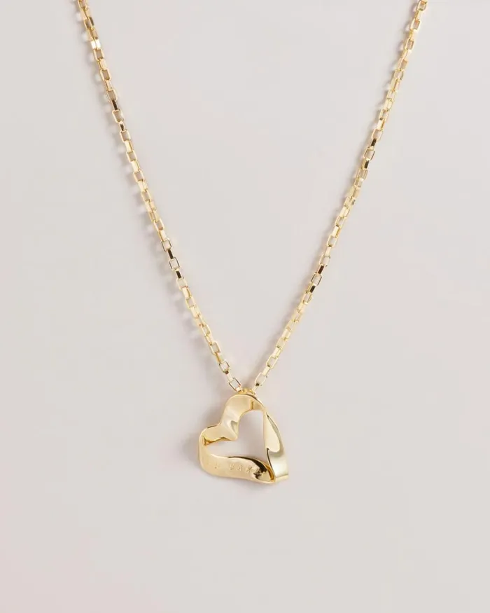 Infinity Heart Pendant Necklace Gold Color Women Ted Baker Jewelry Infinity Heart Pendant Necklace Gold Color Women Ted Baker Jewelry