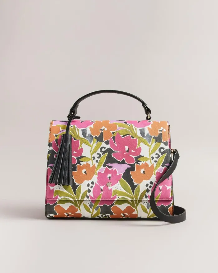 Magnolia Print Crossbody Bag Pink Women Ted Baker Bags