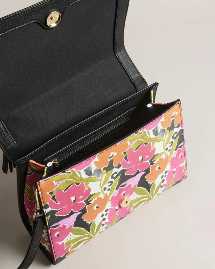 Magnolia Print Crossbody Bag Pink Women Ted Baker Bags