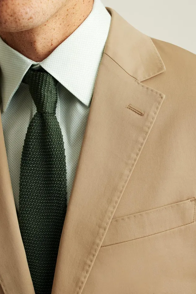 Men Blazers and Sport Coats Bonobos Jetsetter Italian Cotton Blazer British Khaki