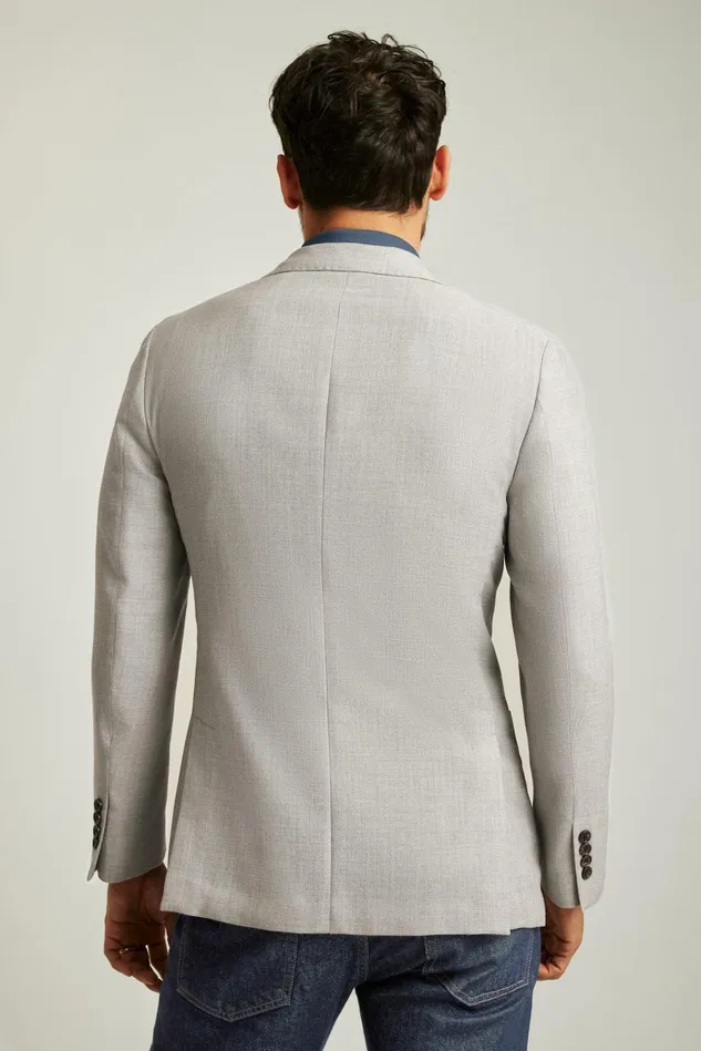 Men Blazers and Sport Coats Bonobos Jetsetter Unconstructed Italian Wool Blazer Light Grey