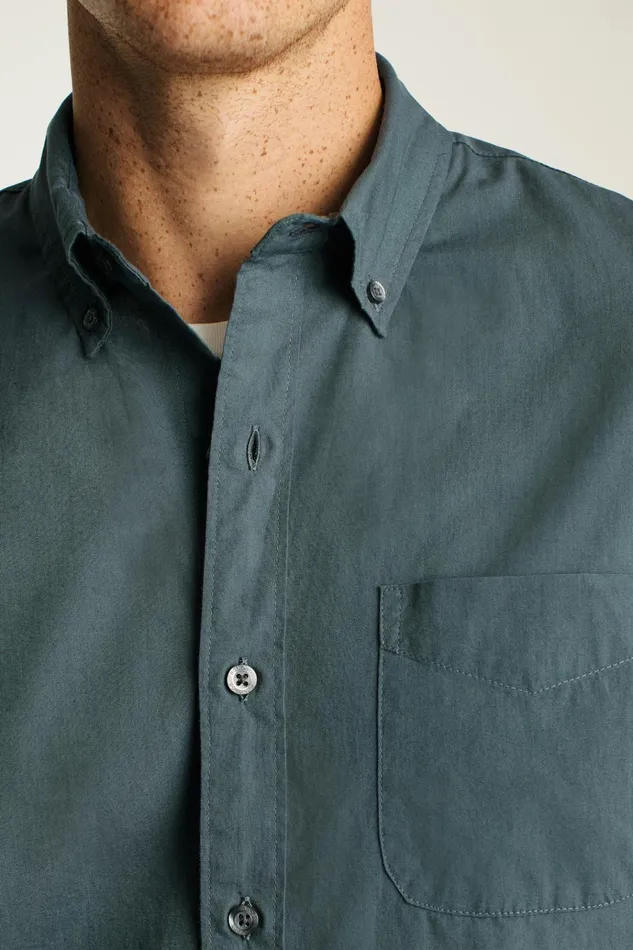 Men Business Casual Shirts Bonobos Everyday Shirt Blue Grey Melange