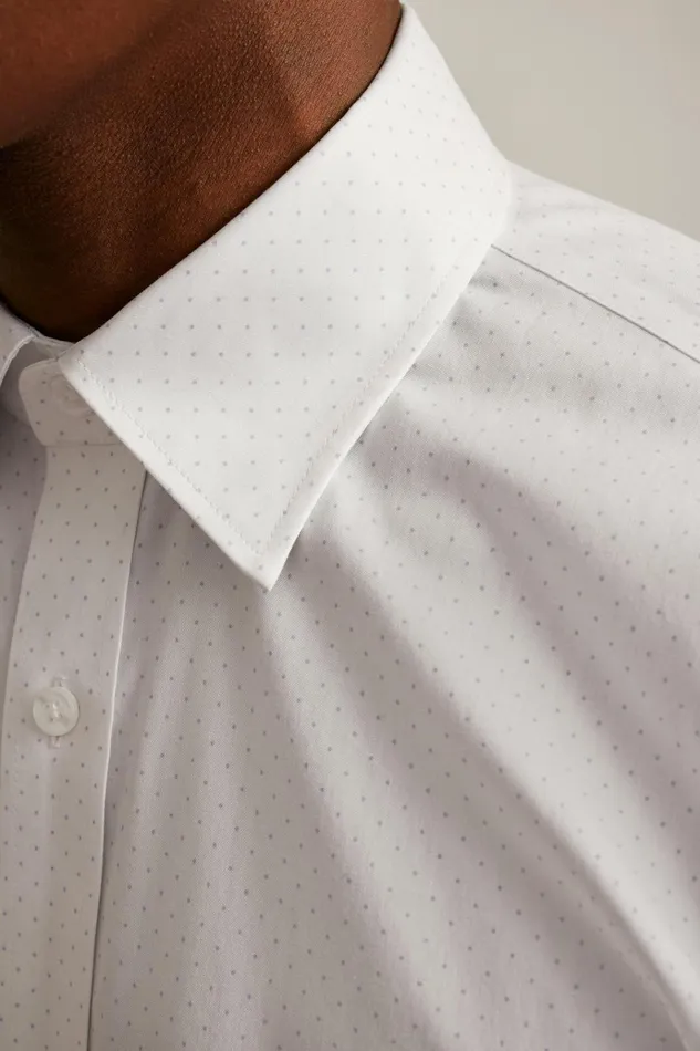 Men Business Casual Shirts Bonobos Weekday Warrior Dress Shirt Lavender Dot