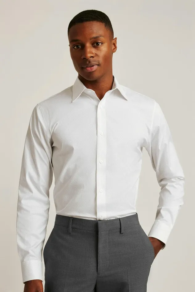 Men Business Casual Shirts Bonobos Weekday Warrior Dress Shirt Lavender Dot