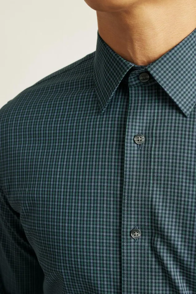 Men Business Casual Shirts Bonobos Weekday Warrior Dress Shirt Navy Plaid