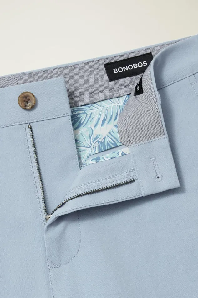 Men Casual Shorts Bonobos The Chino Short 20 Dusty Blue