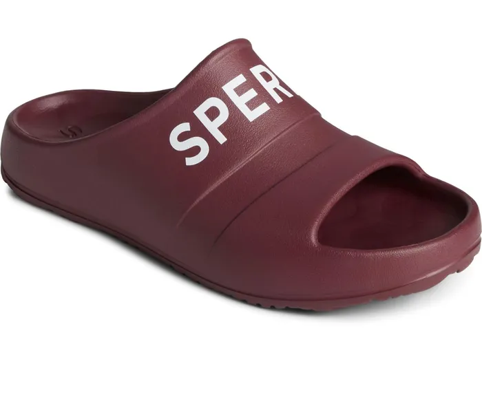 Men Float Slide Logo Sandal Burgundy Sperry Sandals Men Float Slide Logo Sandal Burgundy Sperry Sandals