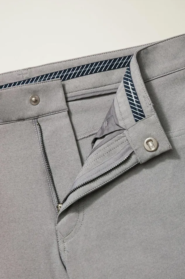 Men Golf Pants Bonobos Lightweight 5Pocket Golf Pant Heather Charcoal