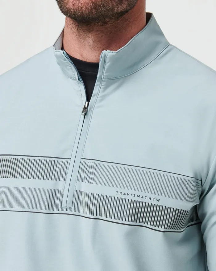 Men Hoodies and Sweatshirts TravisMathew WIND WATER QUARTER ZIP Arona
