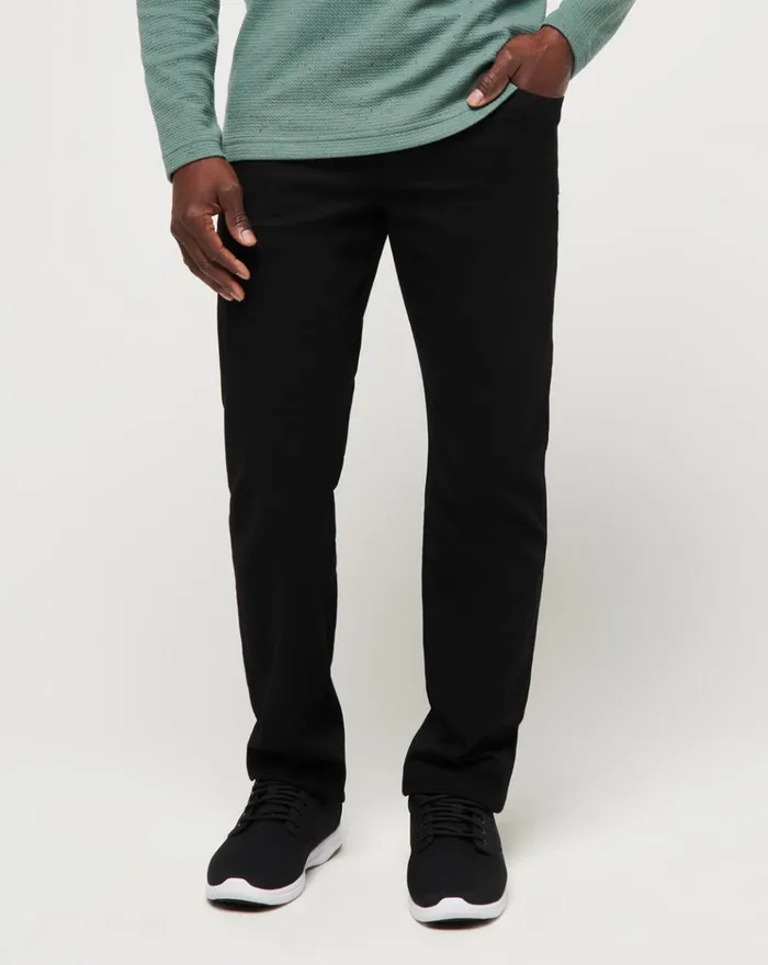 Men Jeans TravisMathew LEGACY FEATHERWEIGHT PANT Black