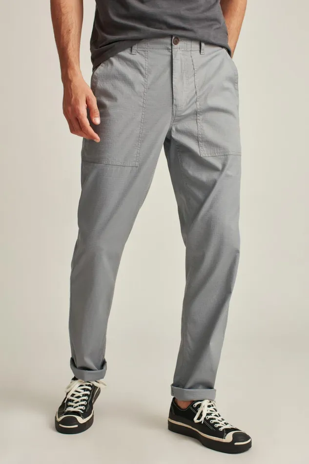 Men Joggers and Athleisure Bonobos Ripstop Fatigue Pants Grey