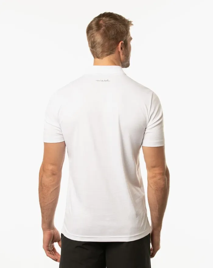 Men Polos TravisMathew ACTIVATE POLO White