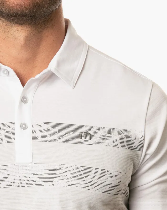 Men Polos TravisMathew ACTIVATE POLO White