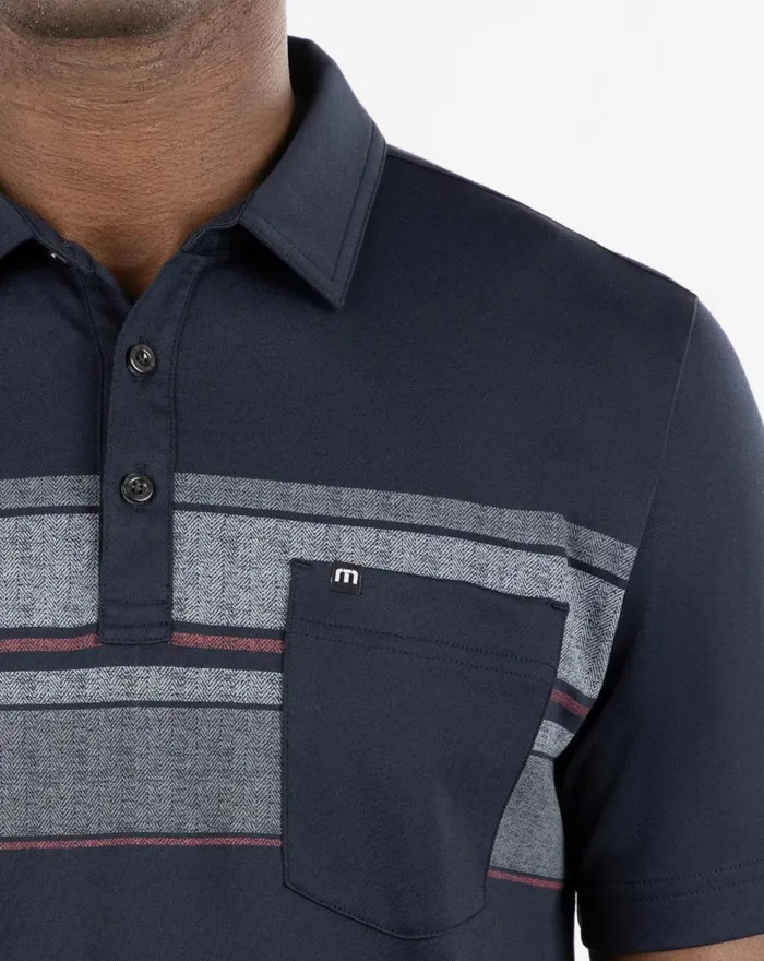 Men Polos TravisMathew CAPE YORK POLO Black