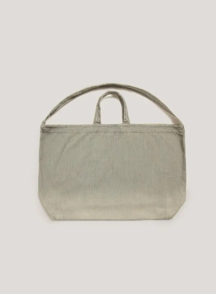 MensWomens Denim YMC Tote Bag Blue Multi
